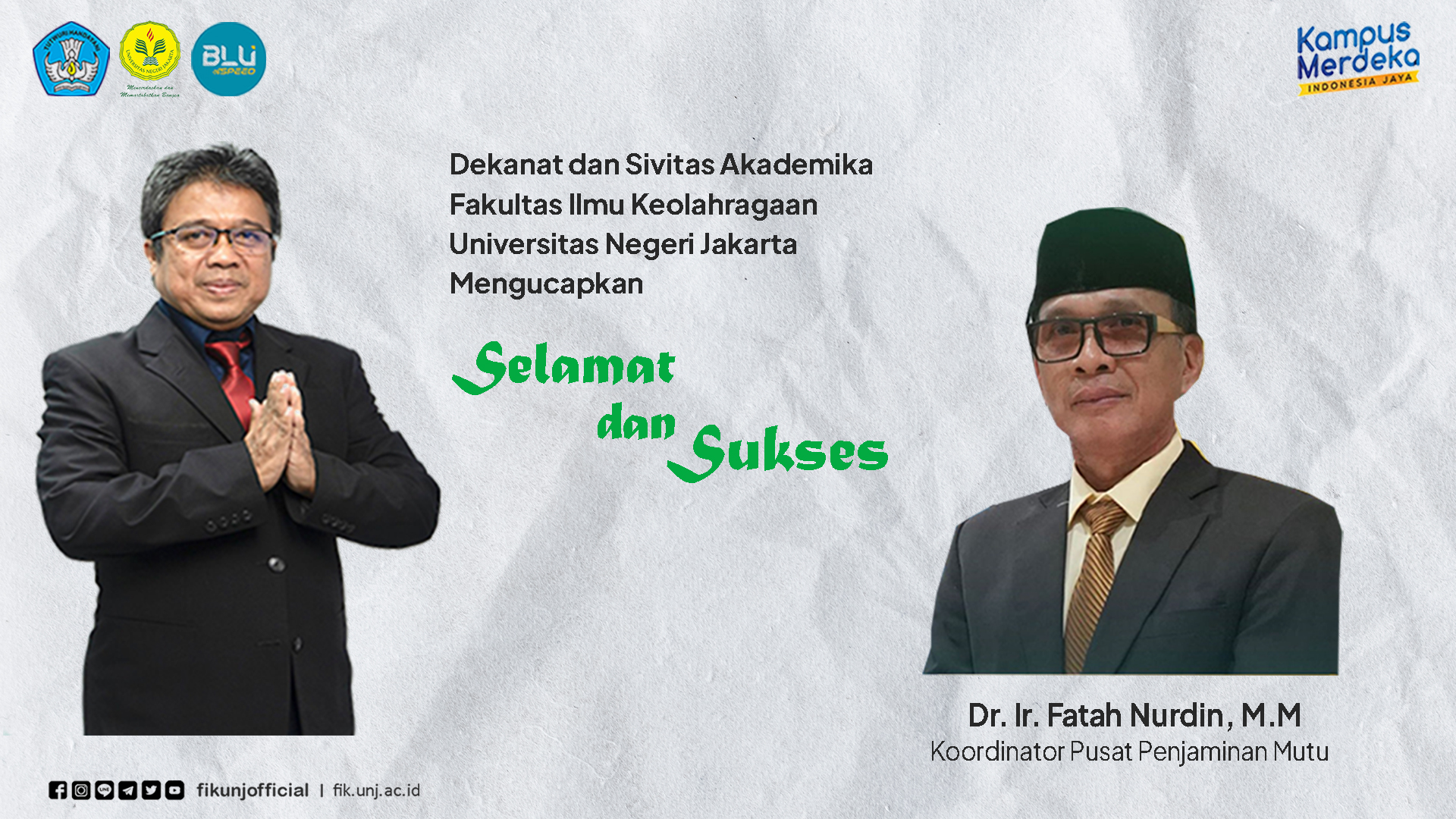 Pelantikan Sekretaris dan Koordinator Pusat LP3M di Lingkungan UNJ